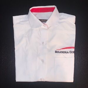 Racing team crew button down long sleeves shirt